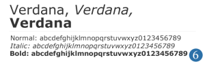 Verdana